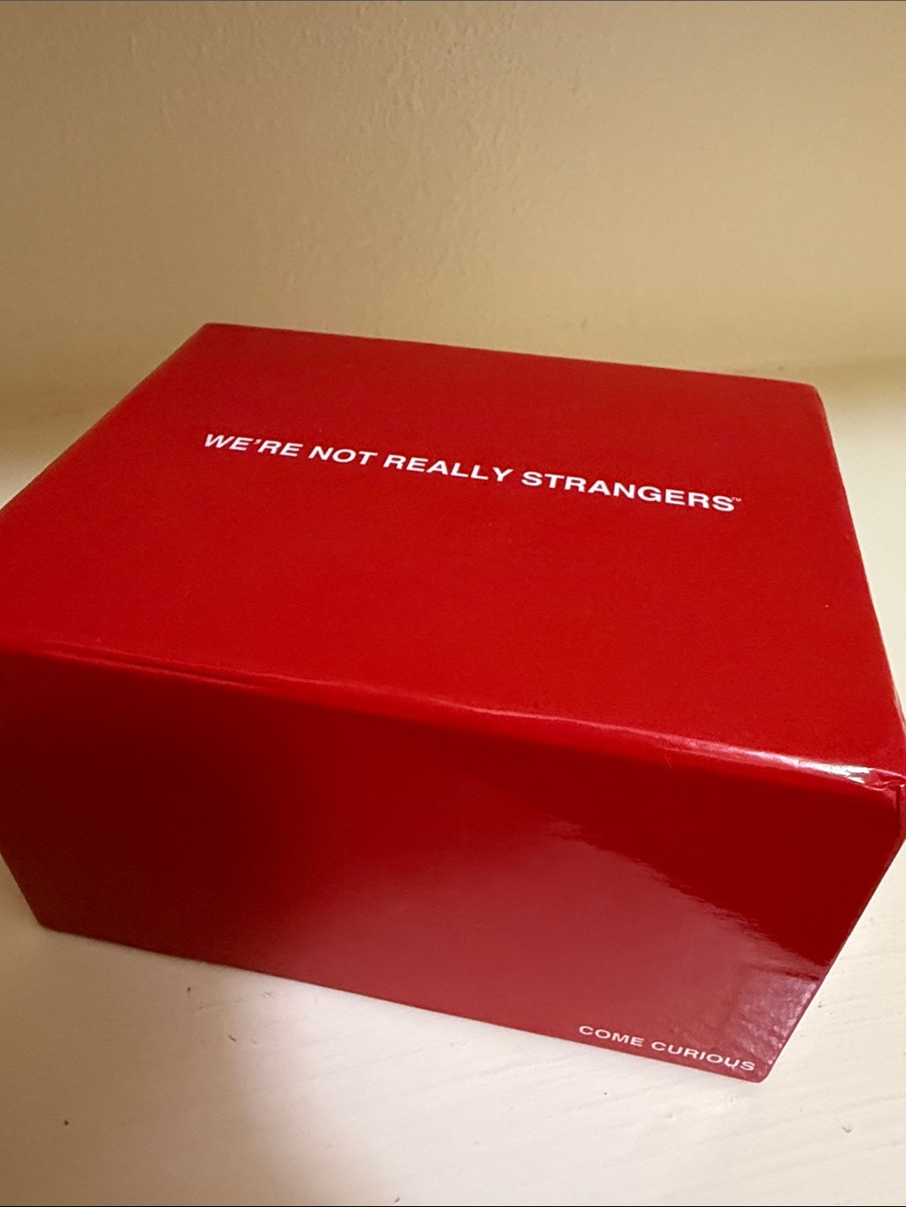 We're Not Really Strangers Card Game WNRS Core Edition Opened Box New Components